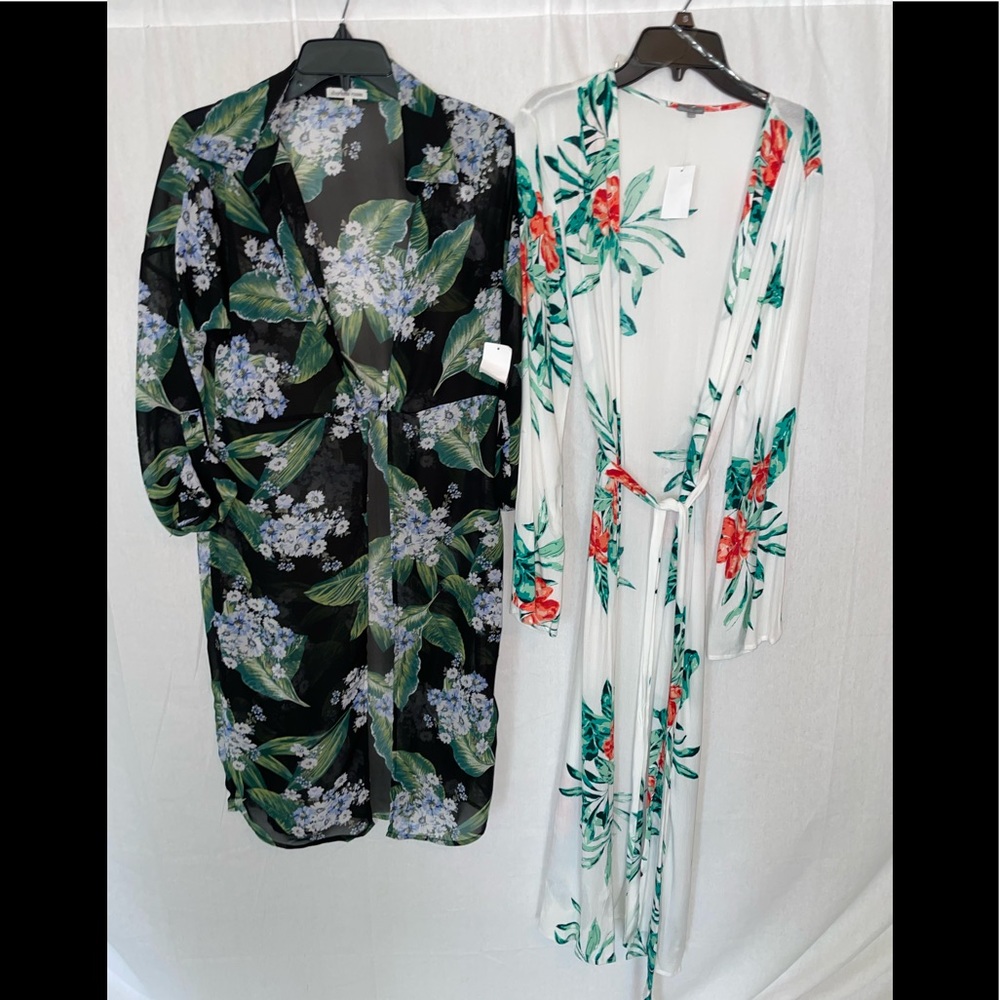 Charlotte Russe Boho flora print bathing suit cover up - new with tags. 2 for 1